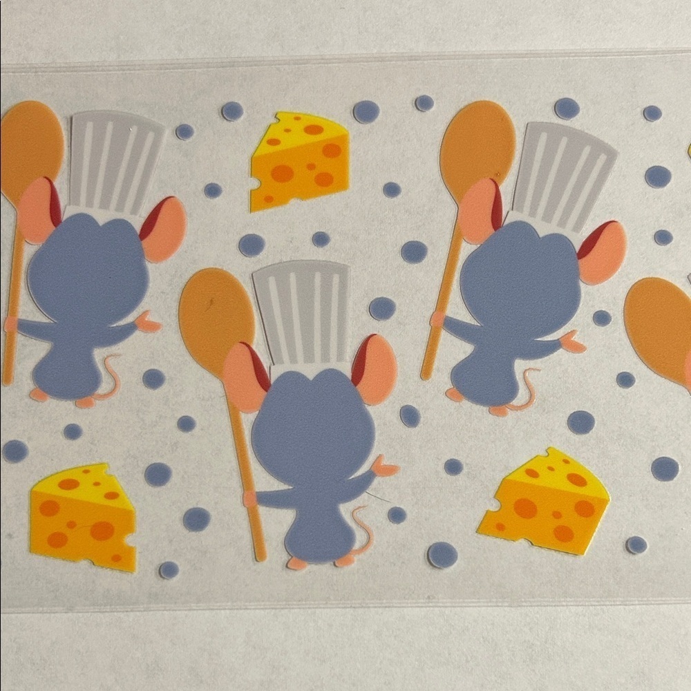 Ratatouille Back Cup Decal 130